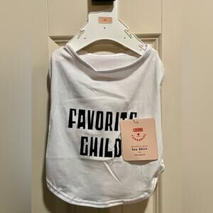 NWT Cosmo Furbabies Favorite Child dog tee shirt, size M